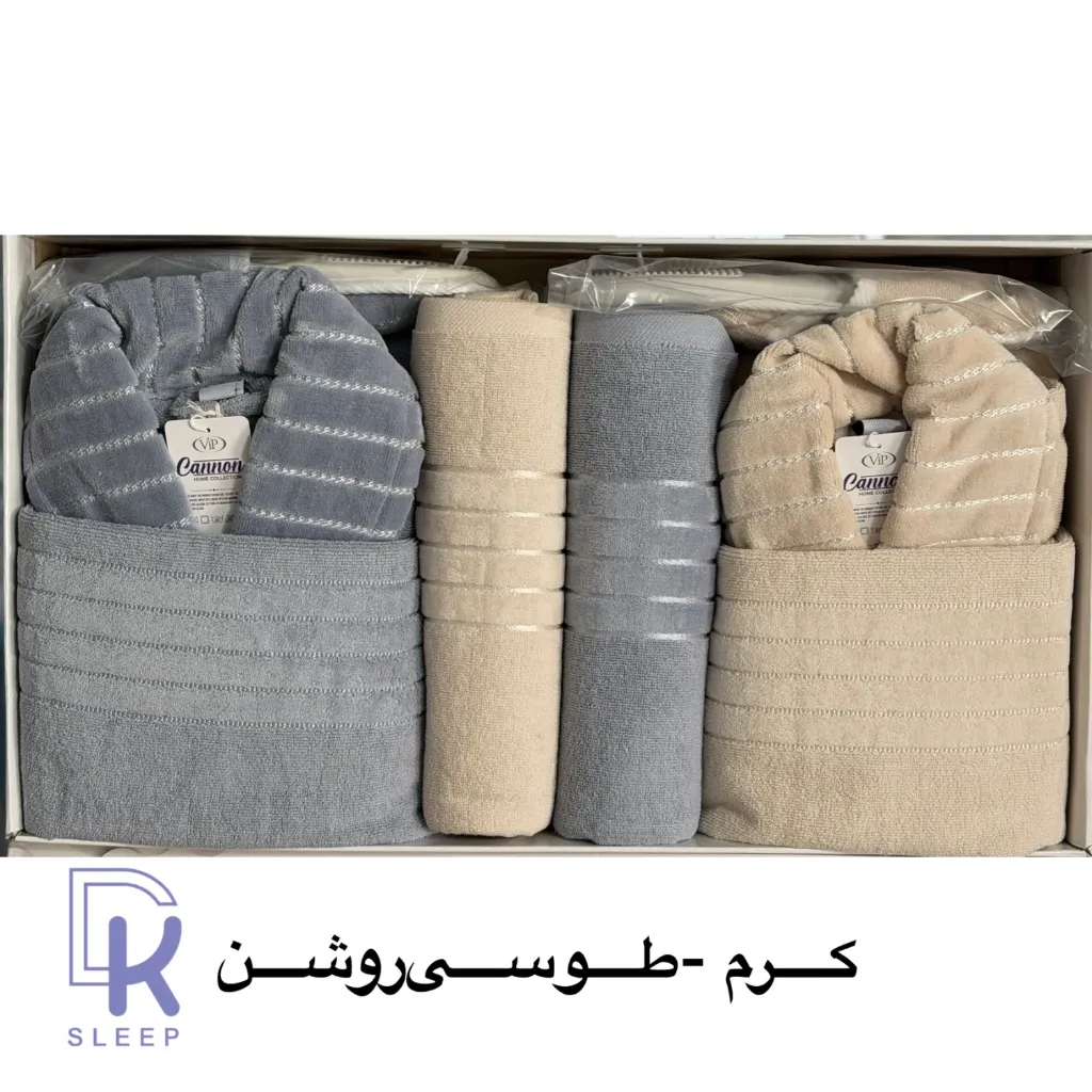 سرویس حوله عروس داماد CANNON — تصویر 6