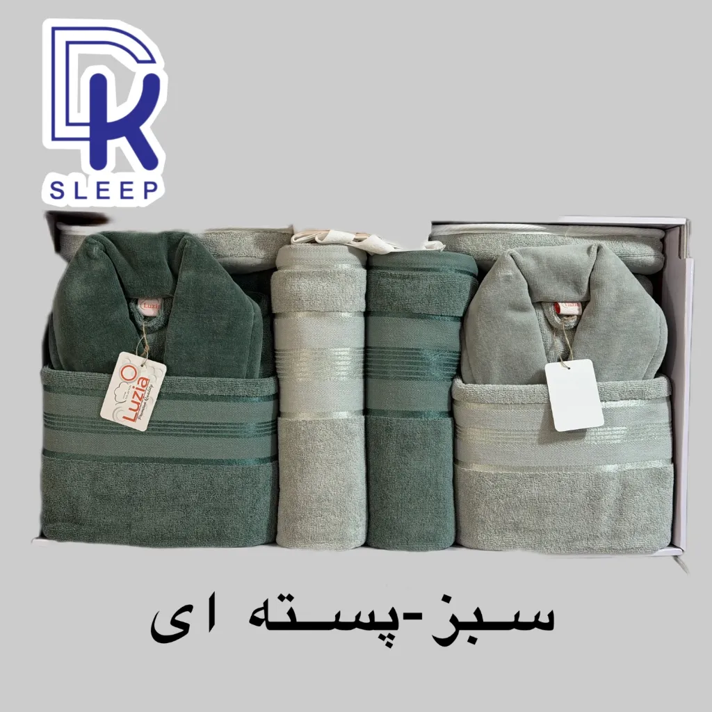سرویس حوله عروس داماد LUZIA — تصویر 2