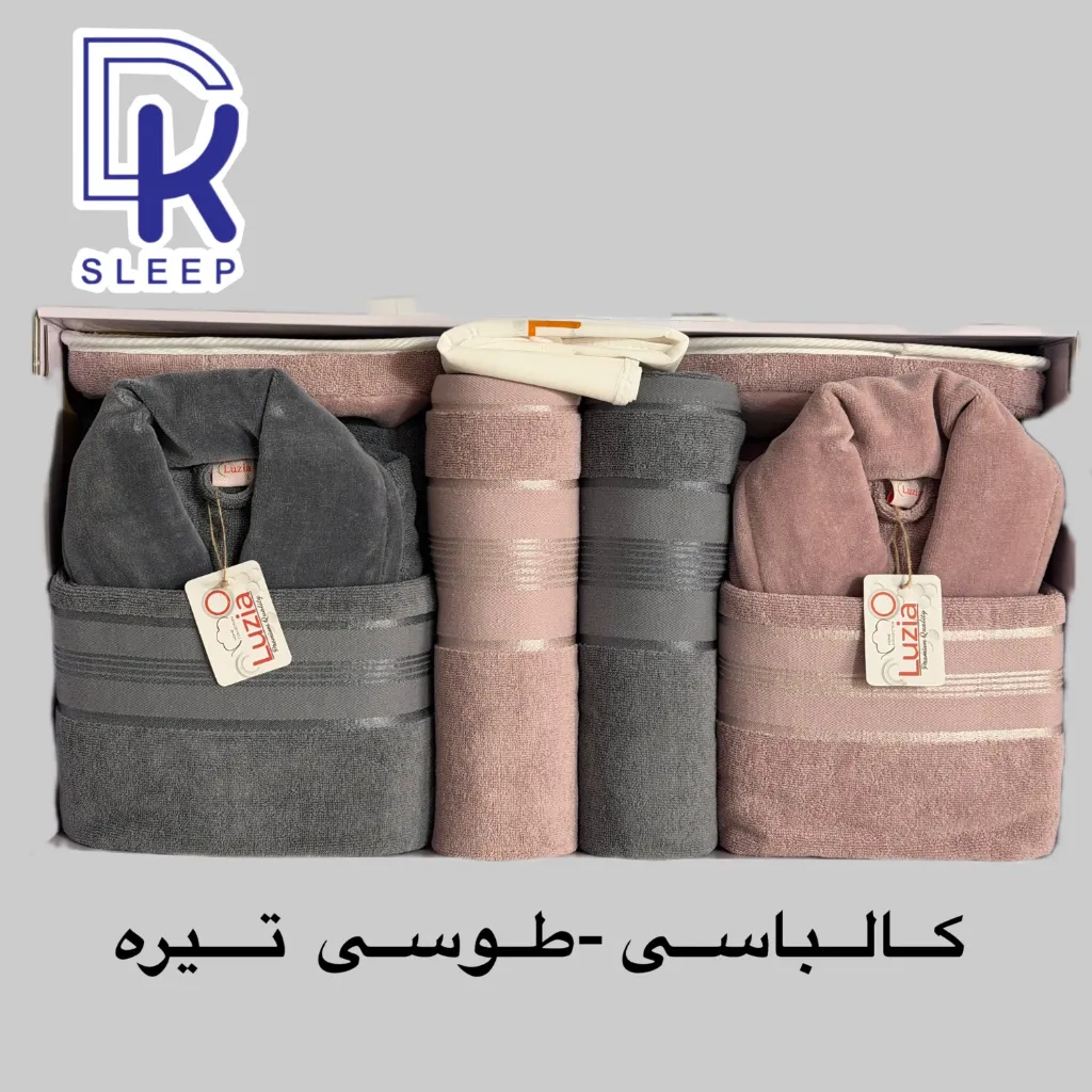 سرویس حوله عروس داماد LUZIA — تصویر 3