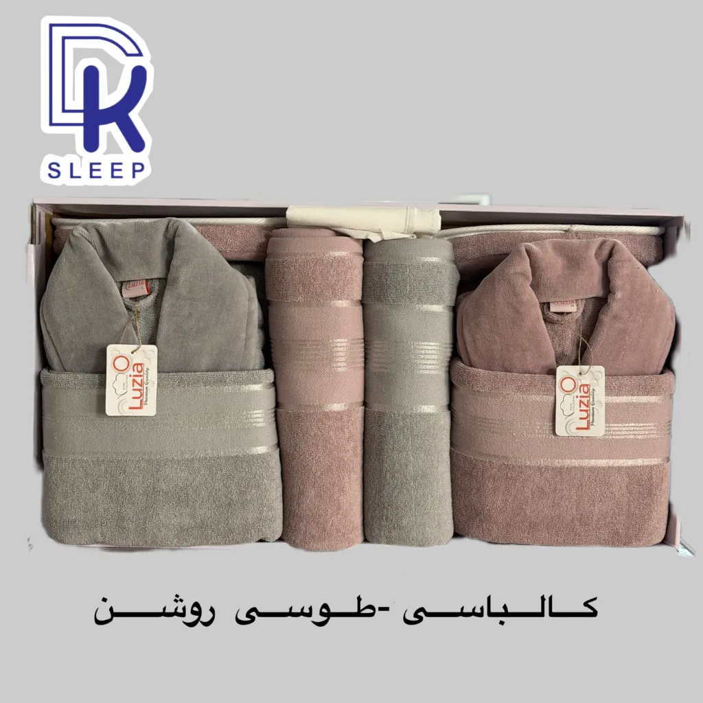 سرویس حوله عروس داماد LUZIA — تصویر 5