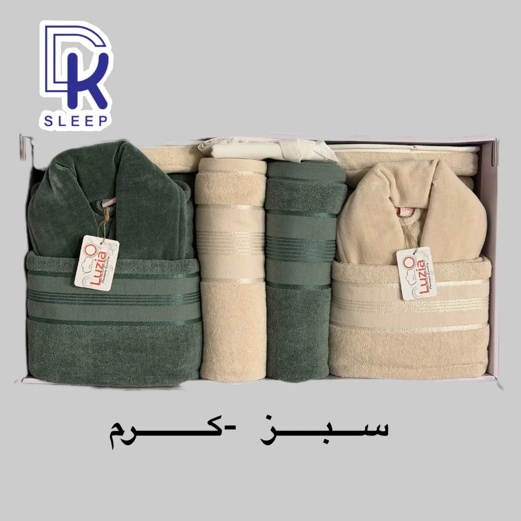 سرویس حوله عروس داماد LUZIA — تصویر 6