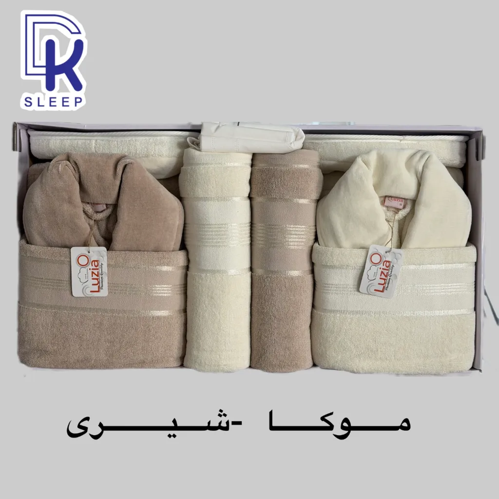 سرویس حوله عروس داماد LUZIA — تصویر 7