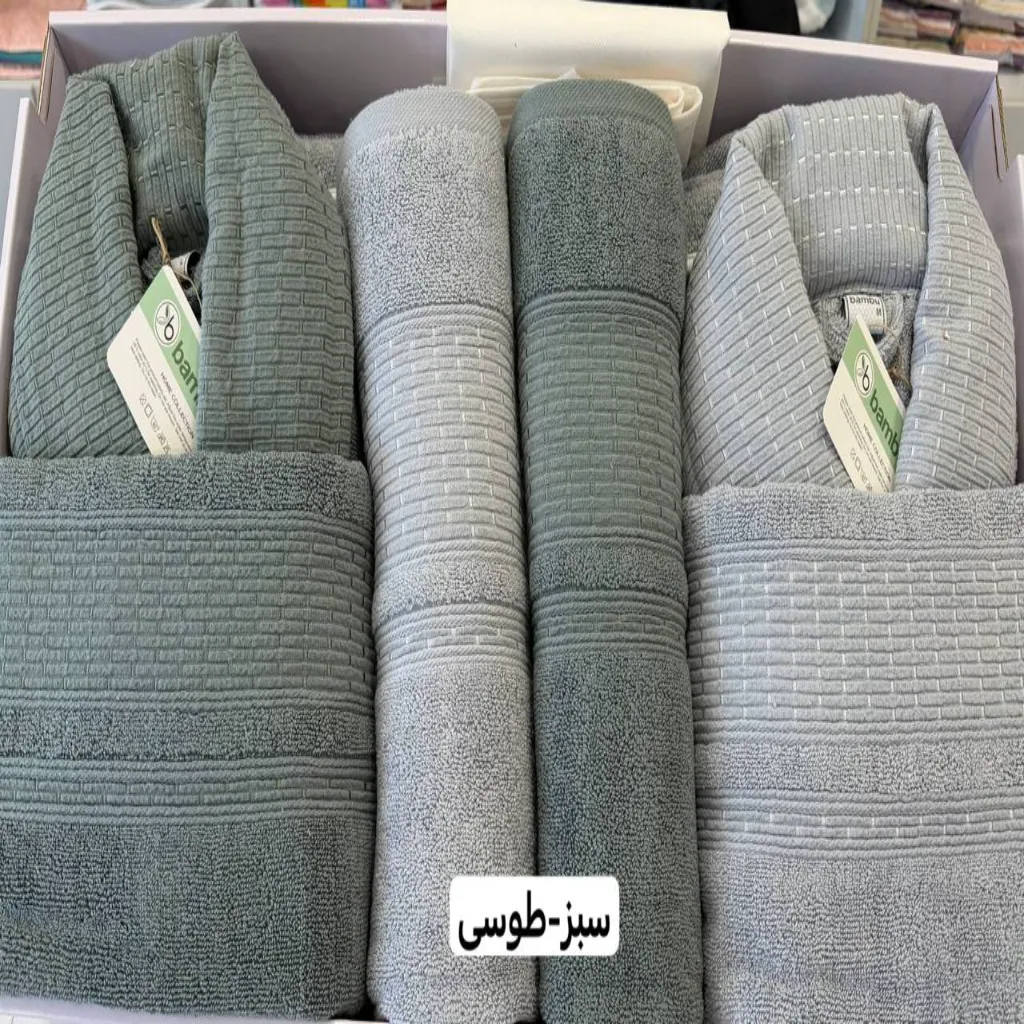 سرویس حوله کارینا مدل بامبو — تصویر 2