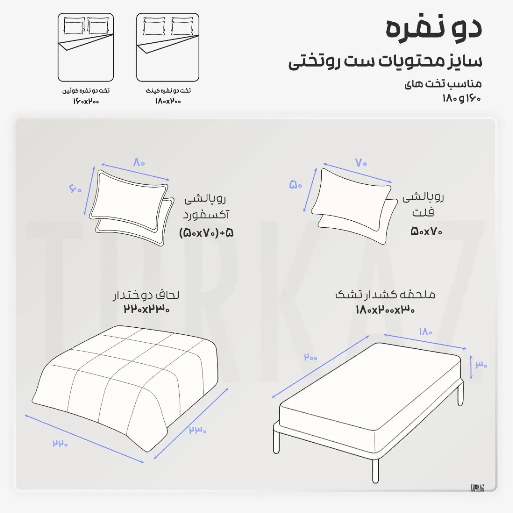 لحاف دونفره ترکاز کد2205 — تصویر 3