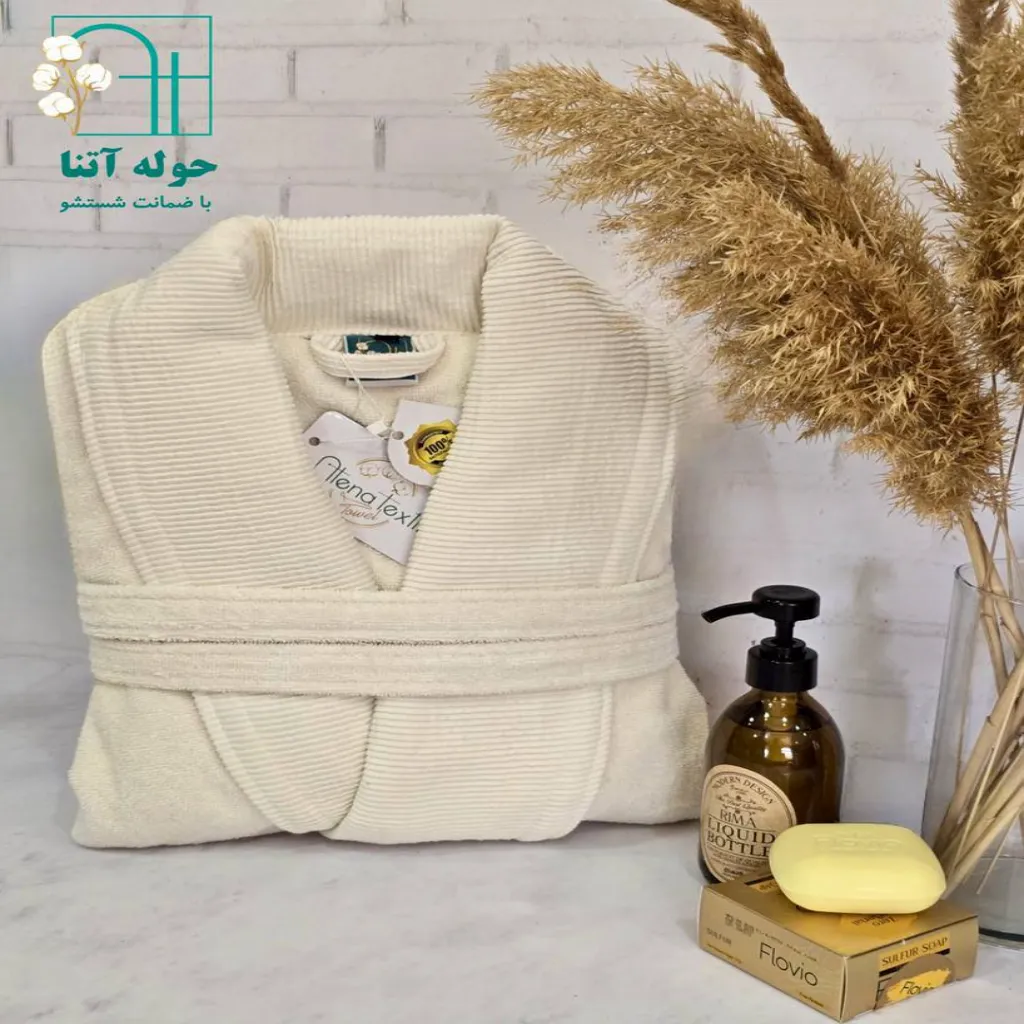 حوله پالتویی آتنا مدل یقه کرکره  (08) L