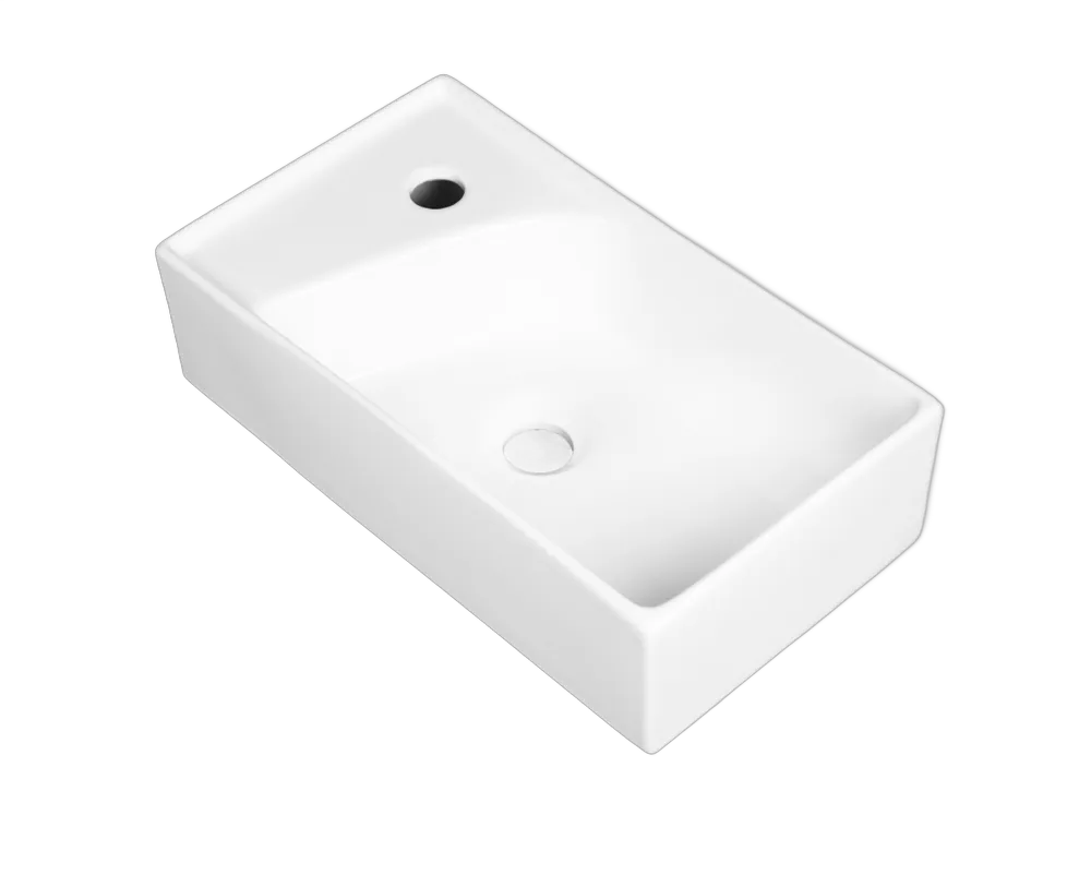 روشویی روکار مروارید مدل مایا با زاویه 46 درجه