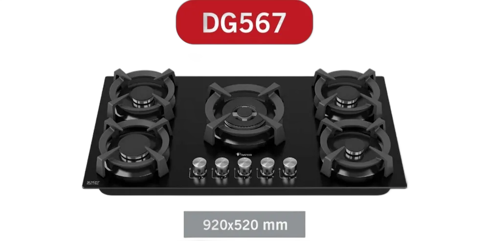اجاق گاز داتیس مدل DG-567: شعله‌های ساباف با کیفیت