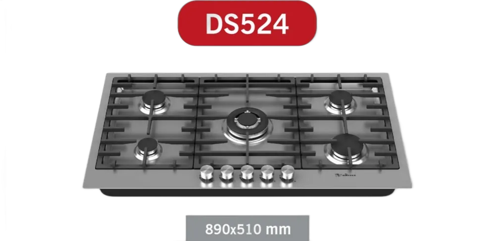 اجاق گاز صفحه‌ای داتیس مدل DS-524 با شعله ساباف