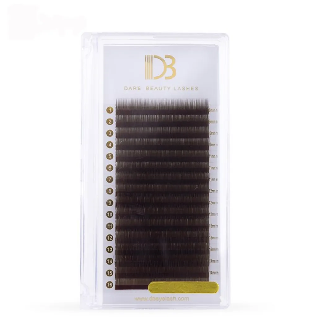پالت اکستنشن مژه دی بی DB قهوه ایXسیسی CC0 07 MIXمیکس(دیبی)