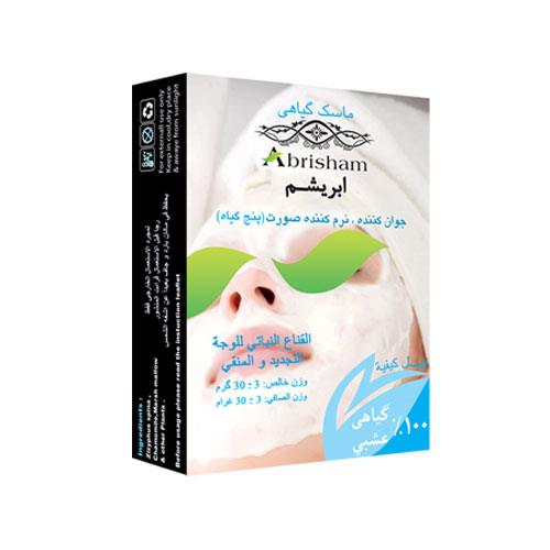 ماسک پنج گیاه صورت  ابریشم مدل 006 (جوان و نرم کننده)
